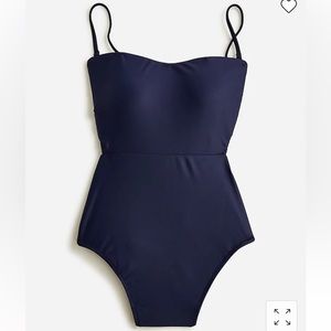 J. Crew Cut Out Tie Back Swimsuit NWT
